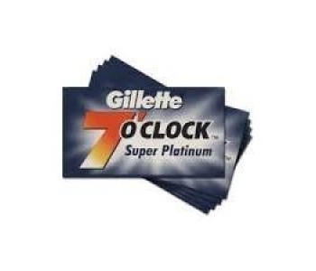 GILLETTE 7 O CLOCK SUPER PLATINUM BLADE